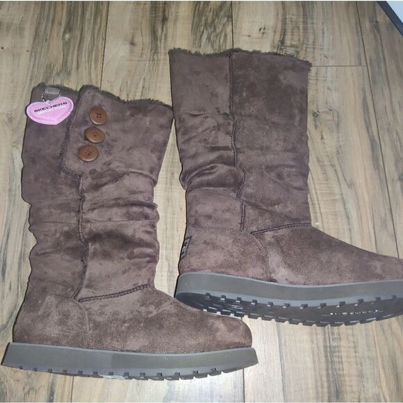 Skechers Women's Faux Fur Winter Boots With Memory Foam Size: 7 - Picture 4 of 9